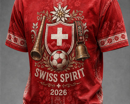 Swiss Switzerland FIFA World Cup 2026 T-Shirt Switzerland National Team Merch Soccer Lovers Present