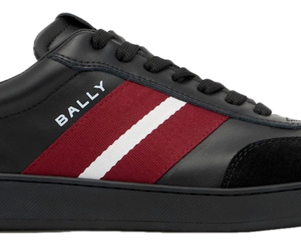 Men's Bally Retro Crest Black Sneaker