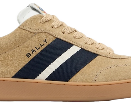 Men's Bally Retro Crest Brown Sneaker