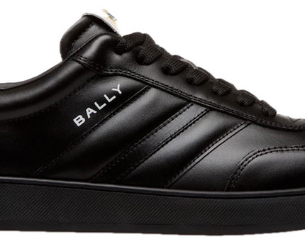 Men's Bally Retro Crest Black Sneaker