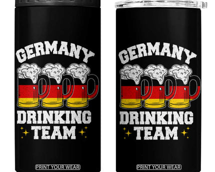 Germany Drinking Team 4 in 1 Can Cooler Tumbler Germany Flag Beer Festivals Oktoberfest TB10