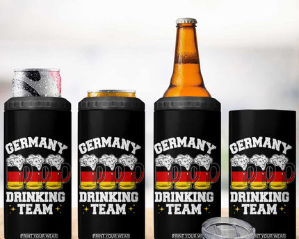 Germany Drinking Team 4 in 1 Can Cooler Tumbler Germany Flag Beer Festivals Oktoberfest TB10