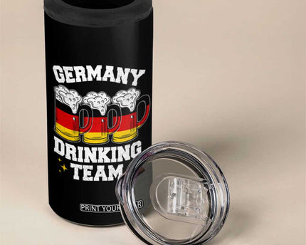 Germany Drinking Team 4 in 1 Can Cooler Tumbler Germany Flag Beer Festivals Oktoberfest TB10