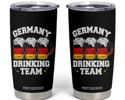 Germany Drinking Team Tumbler Cup Germany Flag Beer Festivals Oktoberfest TB10