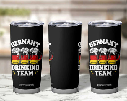 Germany Drinking Team Tumbler Cup Germany Flag Beer Festivals Oktoberfest TB10
