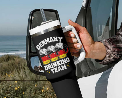 Germany Drinking Team Tumbler With Handle Germany Flag Beer Festivals Oktoberfest TB10