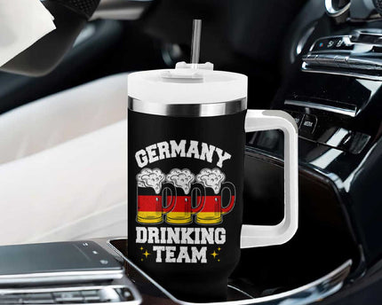 Germany Drinking Team Tumbler With Handle Germany Flag Beer Festivals Oktoberfest TB10