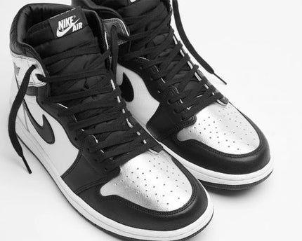Men's Air Jordan 1 High 'Silver Toe’ Shoes