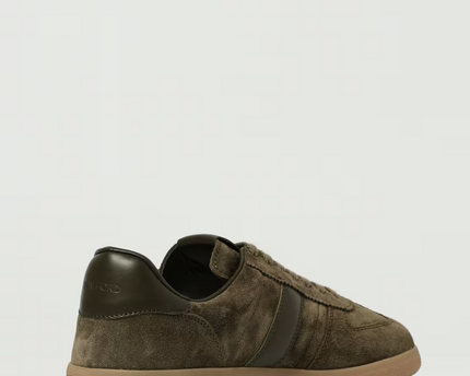 Men's Tom Ford Suede Sneakers With Panels Khaki