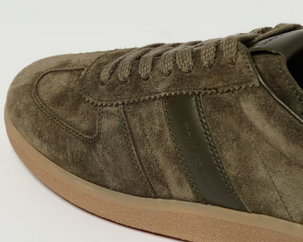 Men's Tom Ford Suede Sneakers With Panels Khaki