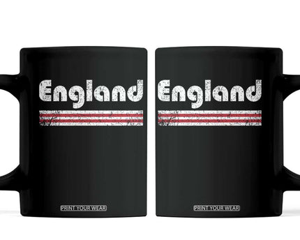 Vintage England Retro Distressed Graphic Coffee Mug Patriotic English Heritage Pride Souvenir