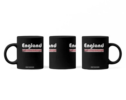 Vintage England Retro Distressed Graphic Coffee Mug Patriotic English Heritage Pride Souvenir