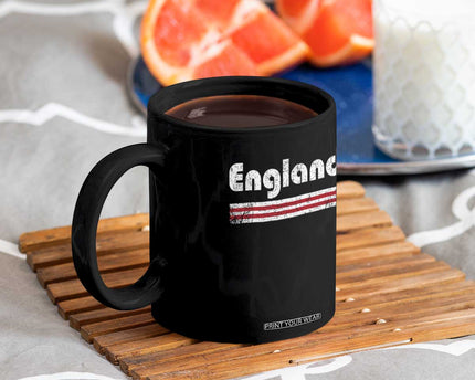 Vintage England Retro Distressed Graphic Coffee Mug Patriotic English Heritage Pride Souvenir