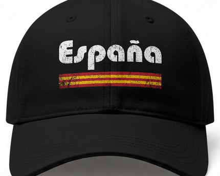 Vintage Espana Espanol Retro Distressed Graphic Baseball Cap