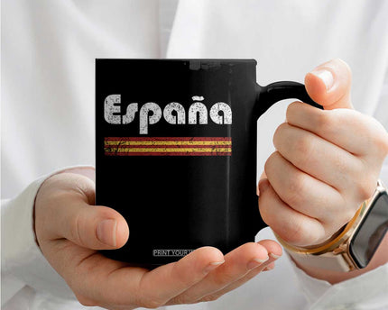 Vintage Espana Espanol Retro Distressed Graphic Coffee Mug