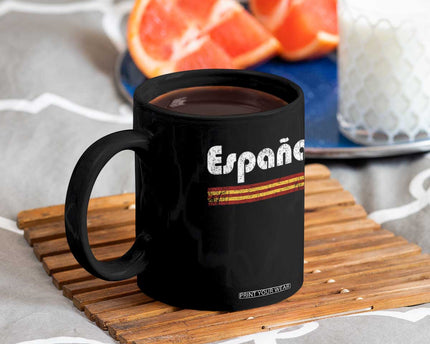 Vintage Espana Espanol Retro Distressed Graphic Coffee Mug