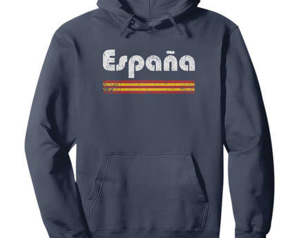 Vintage Espana Espanol Retro Distressed Graphic Hoodie