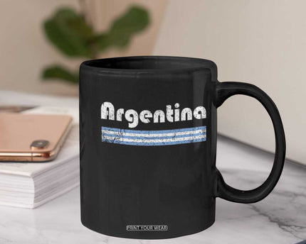 Vintage Argentina Retro Distressed Graphic Coffee Mug