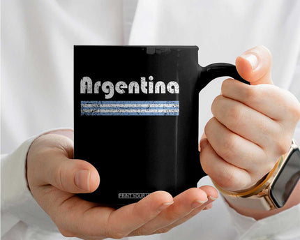 Vintage Argentina Retro Distressed Graphic Coffee Mug