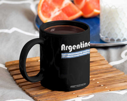 Vintage Argentina Retro Distressed Graphic Coffee Mug