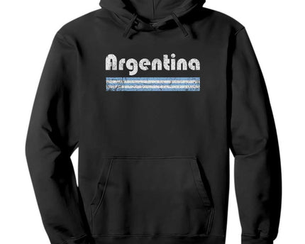 Vintage Argentina Retro Distressed Graphic Hoodie
