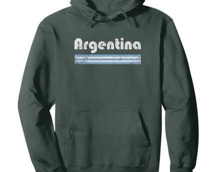 Vintage Argentina Retro Distressed Graphic Hoodie