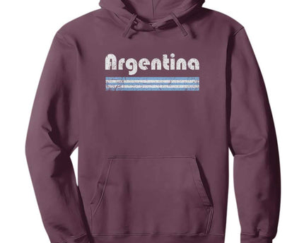 Vintage Argentina Retro Distressed Graphic Hoodie