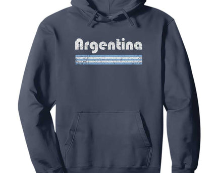 Vintage Argentina Retro Distressed Graphic Hoodie