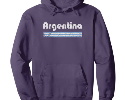 Vintage Argentina Retro Distressed Graphic Hoodie