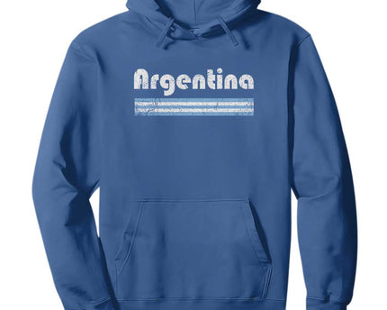 Vintage Argentina Retro Distressed Graphic Hoodie