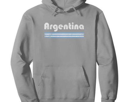 Vintage Argentina Retro Distressed Graphic Hoodie