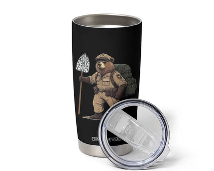 Foxtrot Delta Tango Resist Bear Tumbler Cup