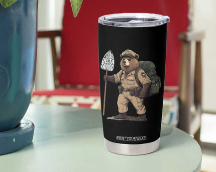 Foxtrot Delta Tango Resist Bear Tumbler Cup