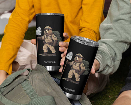 Foxtrot Delta Tango Resist Bear Tumbler Cup