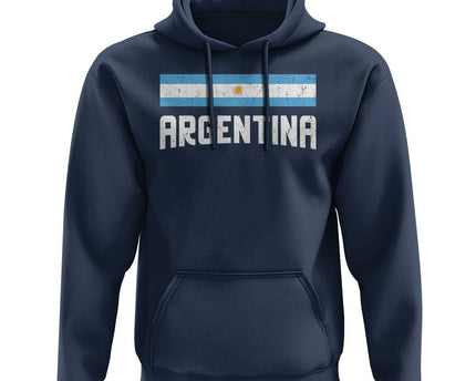 Argentina Hoodie ARG Throwback Retro Vintage Argentine Flag