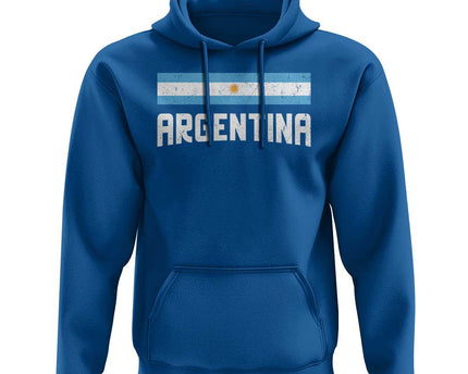 Argentina Hoodie ARG Throwback Retro Vintage Argentine Flag