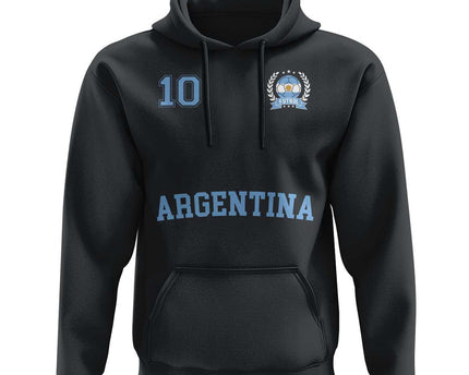 Argentina Football Hoodie Number Ten Argentine Flag Jersey Remera Soccer