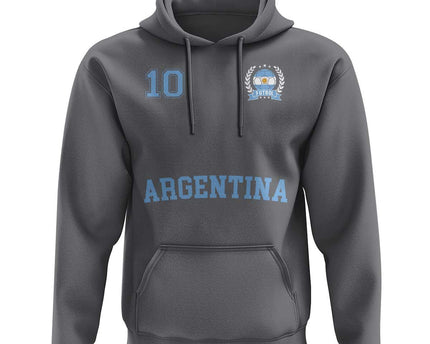 Argentina Football Hoodie Number Ten Argentine Flag Jersey Remera Soccer