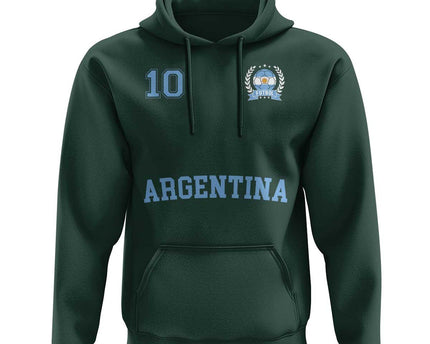 Argentina Football Hoodie Number Ten Argentine Flag Jersey Remera Soccer