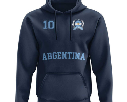 Argentina Football Hoodie Number Ten Argentine Flag Jersey Remera Soccer
