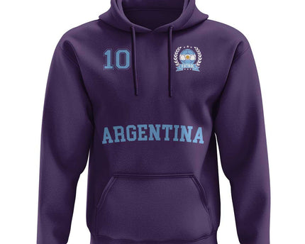 Argentina Football Hoodie Number Ten Argentine Flag Jersey Remera Soccer
