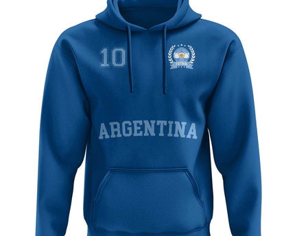 Argentina Football Hoodie Number Ten Argentine Flag Jersey Remera Soccer