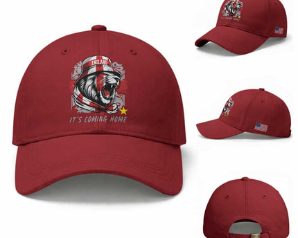 Roaring Lions England Football Pride Baseball Cap