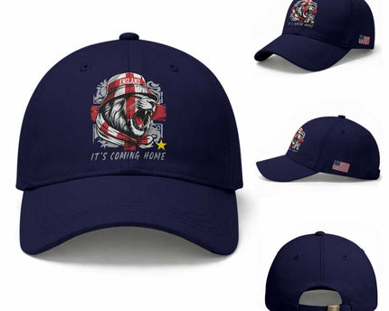 Roaring Lions England Football Pride Baseball Cap