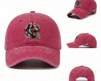 Roaring Lions England Football Pride Washed Cotton Baseball Cap
