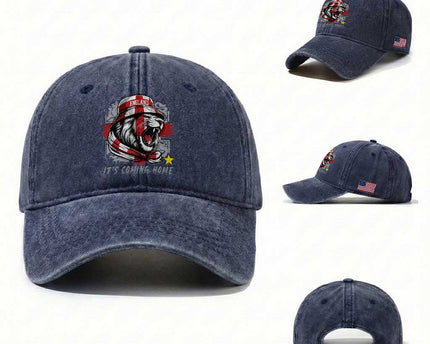Roaring Lions England Football Pride Washed Cotton Baseball Cap