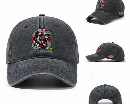 Roaring Lions England Football Pride Washed Cotton Baseball Cap