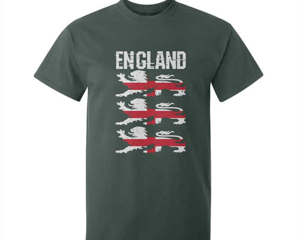 Vintage Three Lions England Pride T-Shirt For Kid Patriotic Soccer British Football Fans