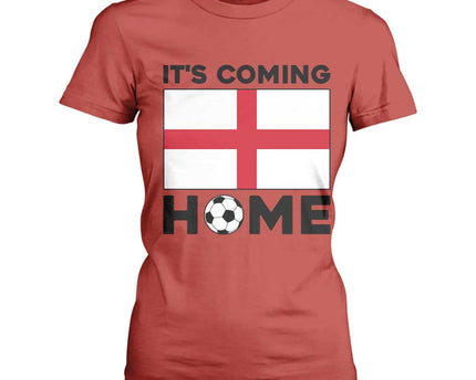 It is Coming Home England Football Flag T-Shirt