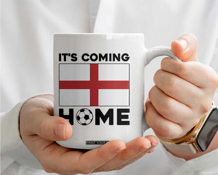 It is Coming Home England Football Flag Coffee Mug